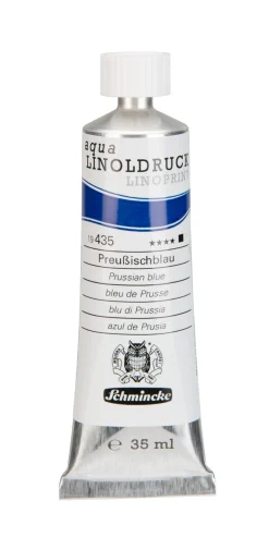 Schmincke Farba Aqua Linoprint - - 435, Prussian Blue, 35 ml ><noscript><img width=