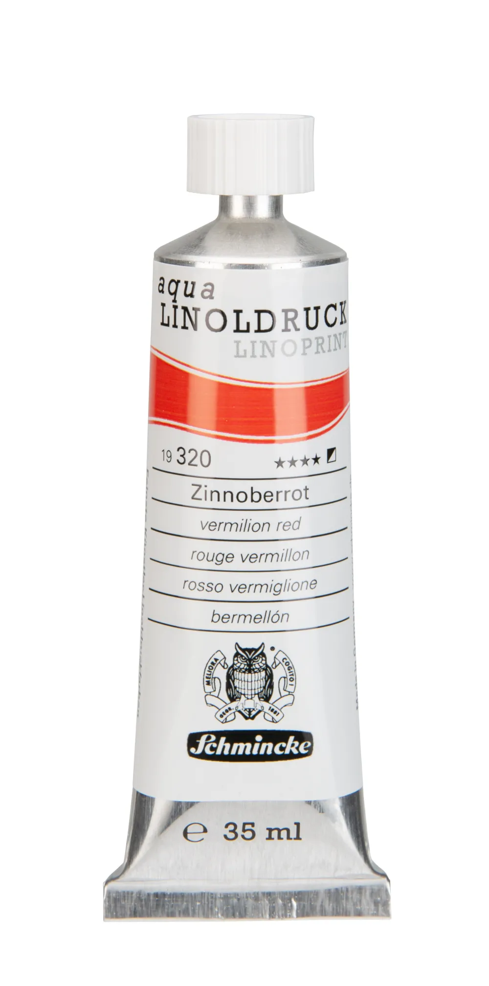 Schmincke Farba Aqua Linoprint - - 320, Vermilion Red, 35 ml