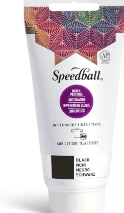 Speedball Farba do linorytu Block Printing Ink - - Black 75 ml