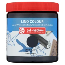Talens Art Creation Farba do linorytu Lino Colour - - Black, 250 ml > Techniki Graficzne