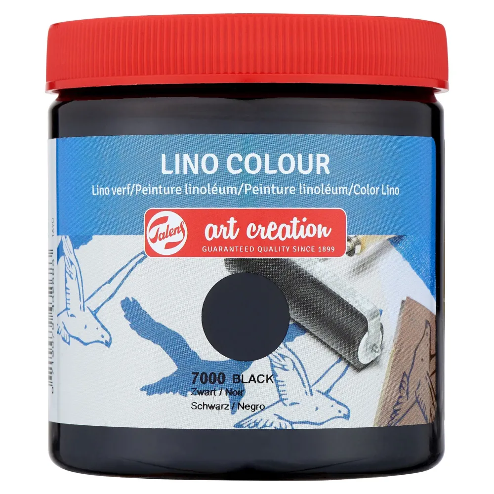Talens Art Creation Farba do linorytu Lino Colour - - Black, 250 ml > Techniki Graficzne