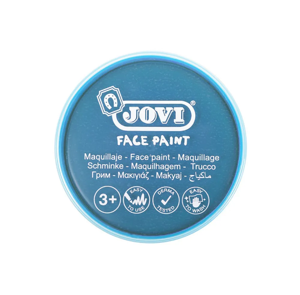 Jovi Farba do malowania twarzy - - niebieska 8 ml