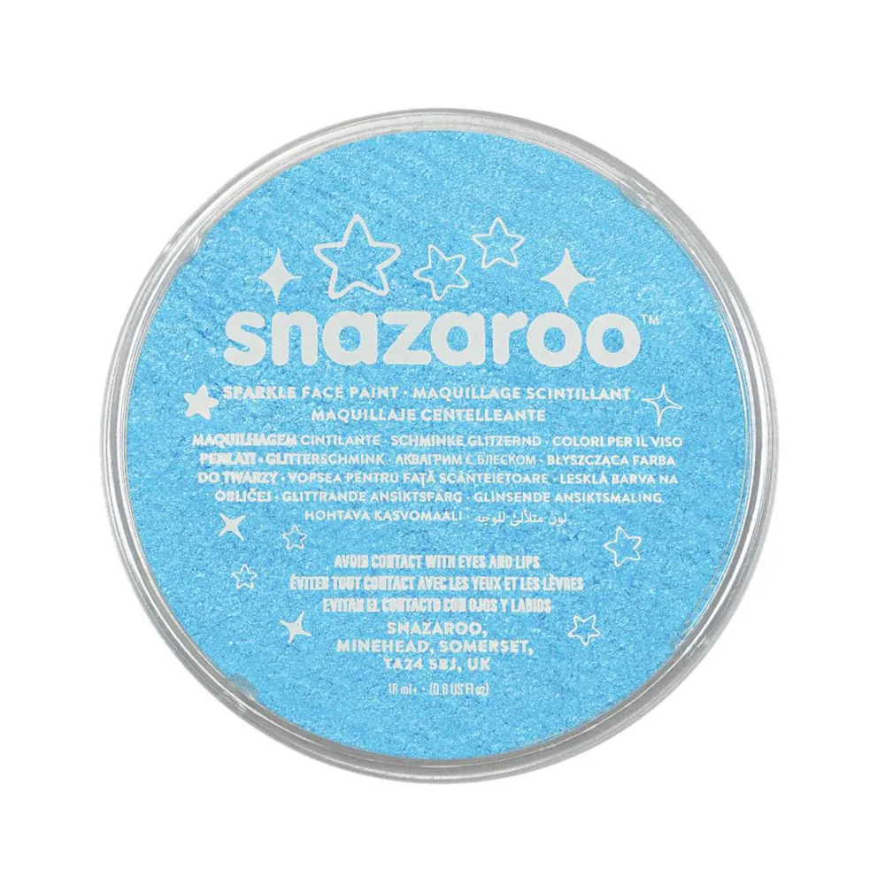 Snazaroo Farba do malowania twarzy - - Sparkle Yellow, 18 ml > Farby Do Twarzy I Ciała