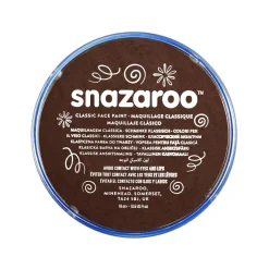 Snazaroo Farba do malowania twarzy - - Dark Brown, 18 ml ><noscript><img width=