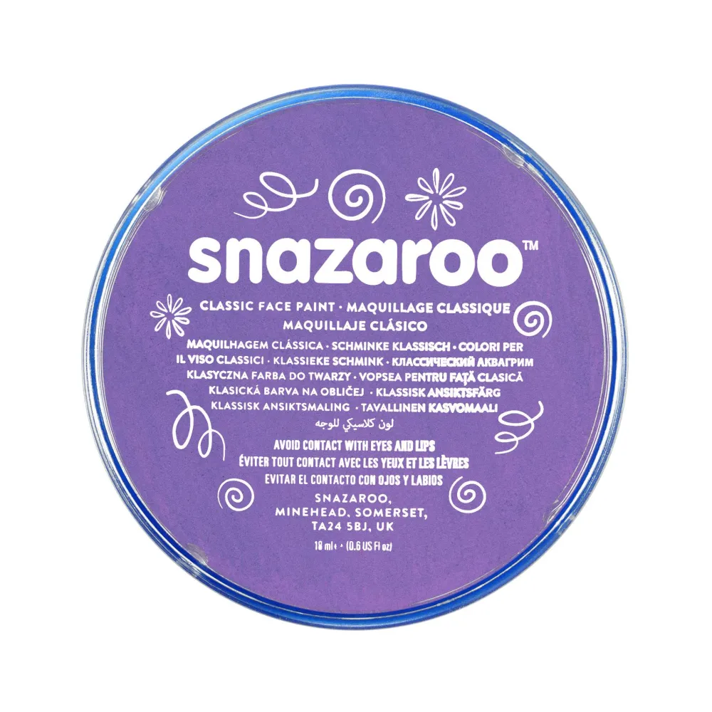 Snazaroo Farba do malowania twarzy - - Lilac, 18 ml > Farby Do Twarzy I Ciała