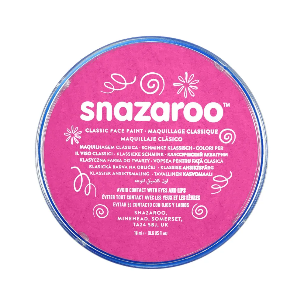 Snazaroo Farba do malowania twarzy - - Pink, 18 ml