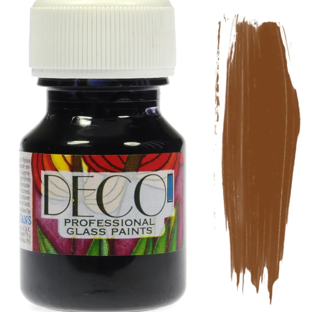Renesans Farba do szkła witrażowa Deco - - jasnobrązowa, 30 ml
