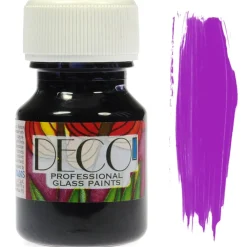 Renesans Farba do szkła witrażowa Deco - - fioletowa, 30 ml
