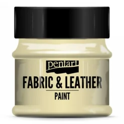 Pentart Farba do tkanin i skór - - beżowa, 50 ml > Farby I Pisaki Do Tkanin