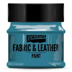 Pentart Farba do tkanin i skór - - turkus niebieski, 50 ml