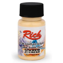 Rich Farba do tkanin Opaque - - Cream, 50 ml > Farby I Pisaki Do Tkanin
