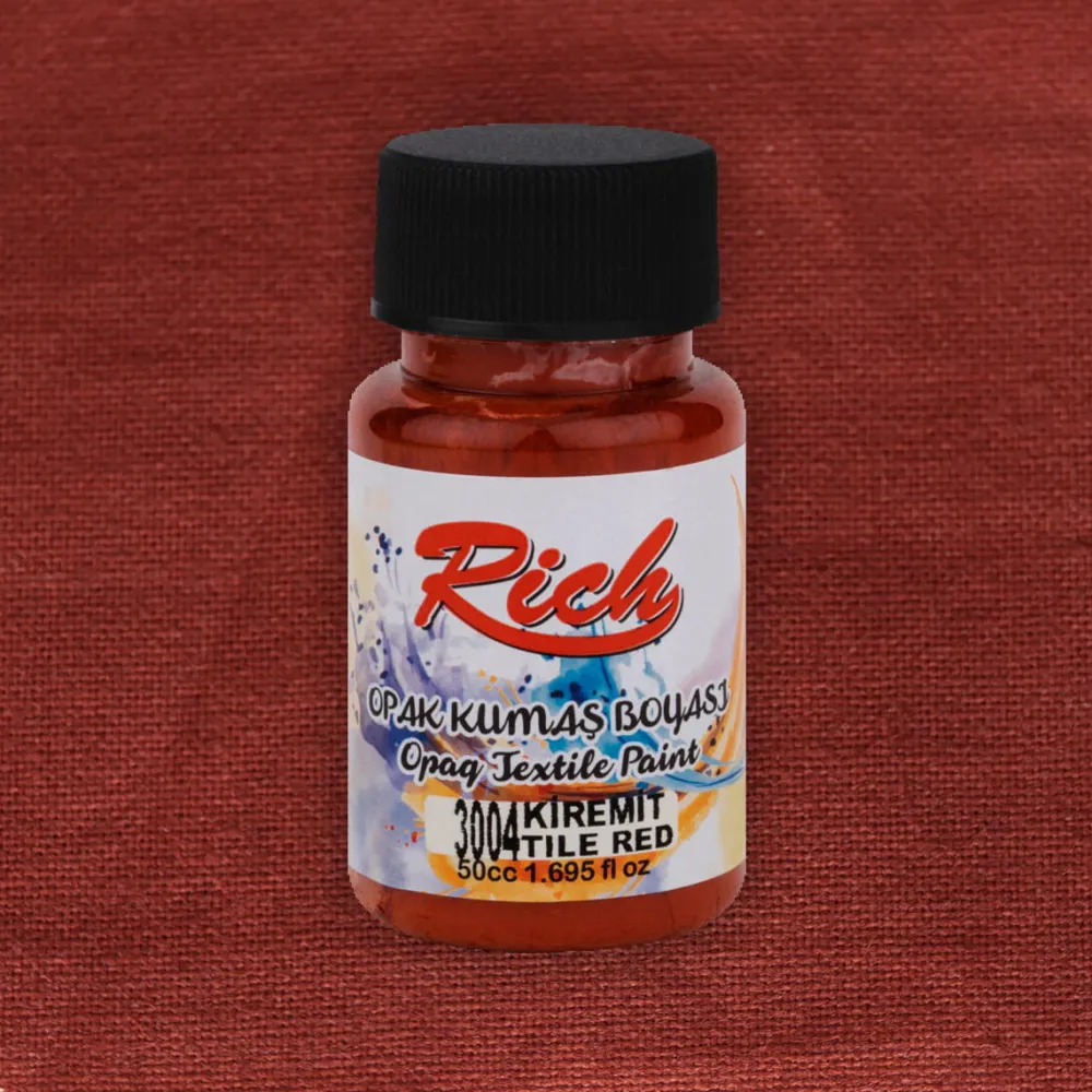 Rich Farba do tkanin Opaque - - Tile Red, 50 ml > Farby I Pisaki Do Tkanin