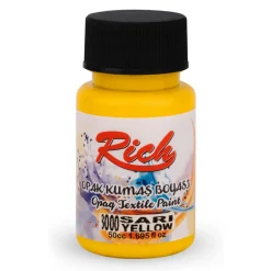 Rich Farba do tkanin Opaque - - Yellow, 50 ml