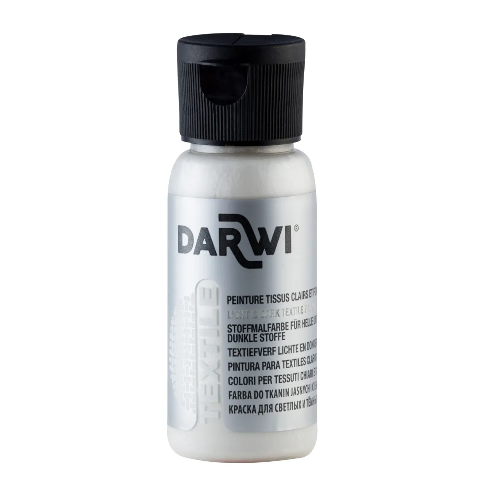 Darwi Farba do tkanin Textile - - White 50 ml