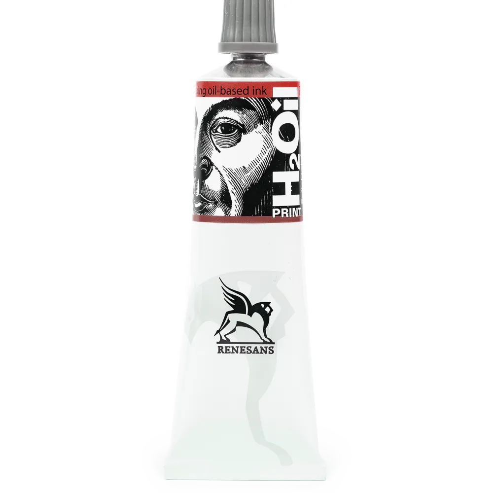 Renesans Farba graficzna do linorytu H2Oil Print - - Sangwina, 60 ml