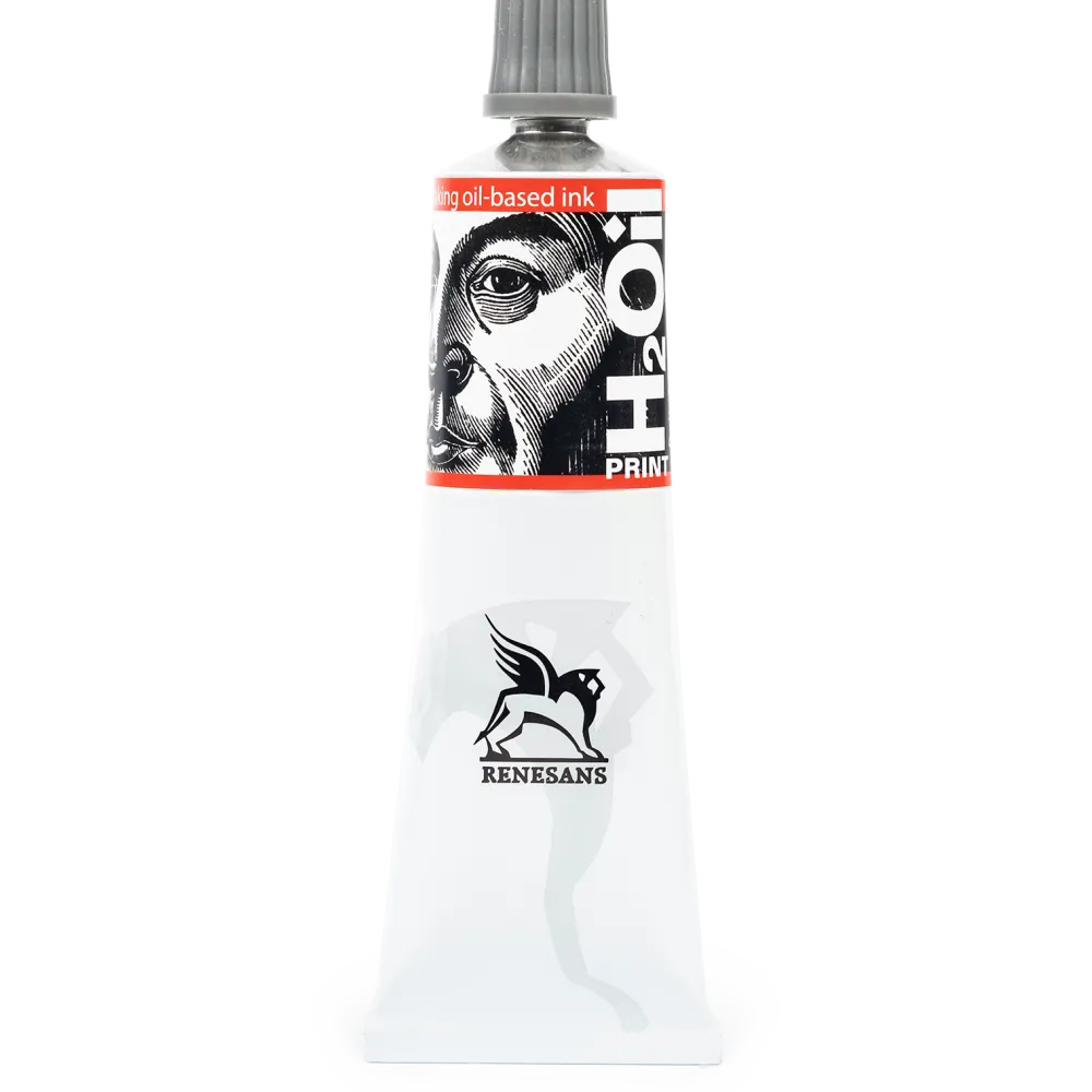Renesans Farba graficzna do linorytu H2Oil Print - - Czerwień Kadmowa, 60 ml