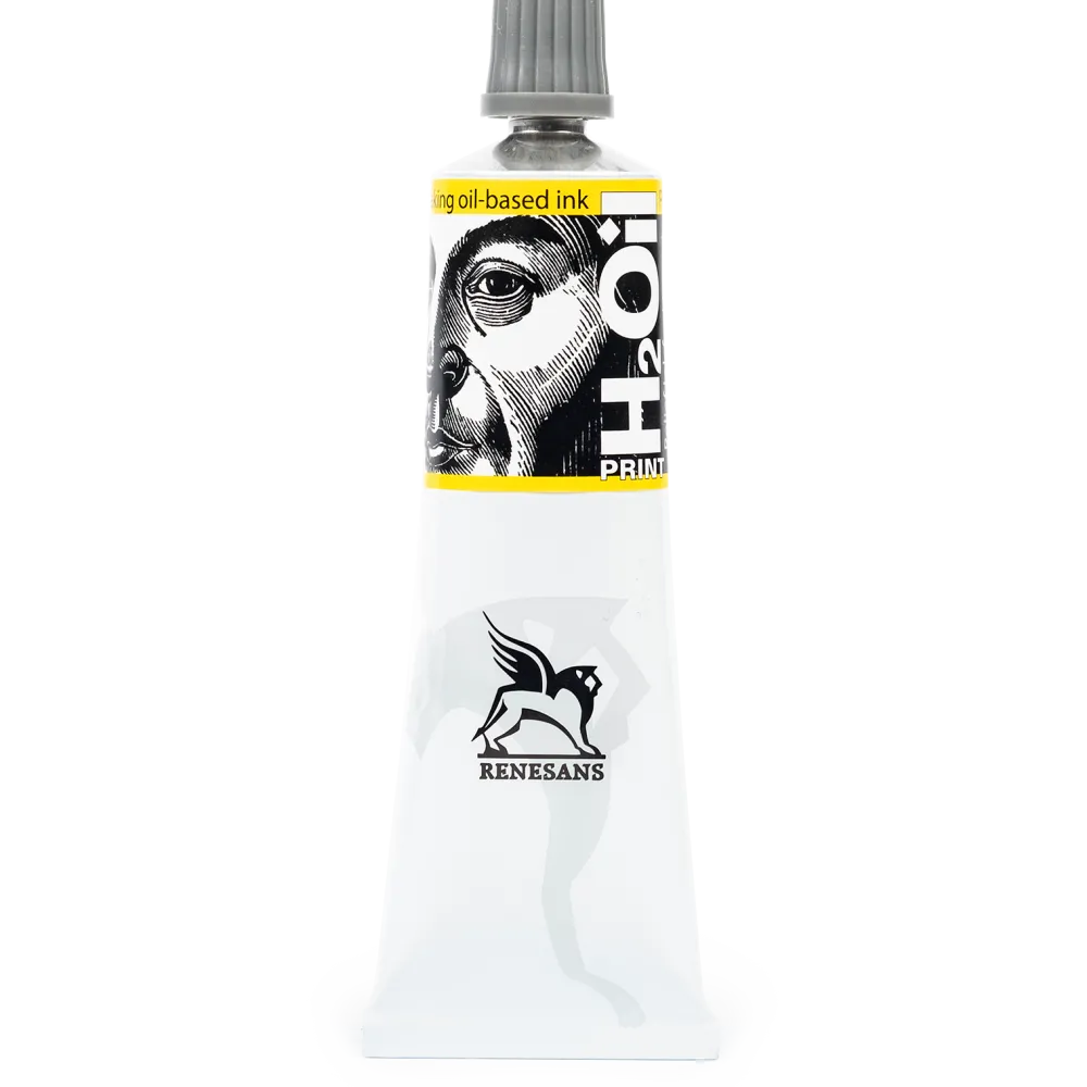 Renesans Farba graficzna do linorytu H2Oil Print - - Czerń Karbonowa, 60 ml > Techniki Graficzne