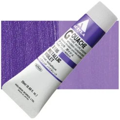 Holbein Farba gwasz Acryla Gouache - - Metallic Violet, 20 ml > Farby Gwasze I Tempery