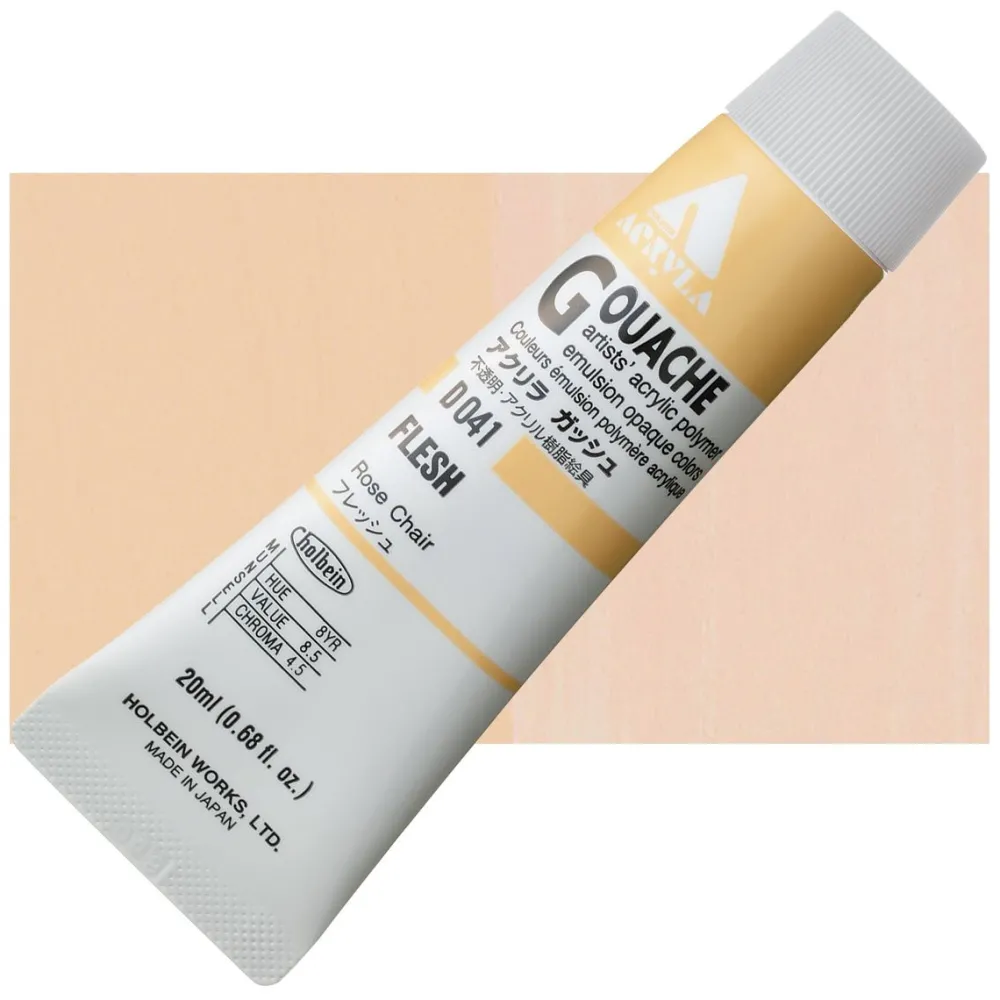 Holbein Farba gwasz Acryla Gouache - - Naples Yellow, 20 ml > Farby Gwasze I Tempery