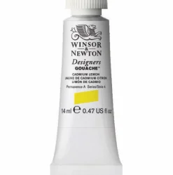 Winsor & Newton Farba gwasz Designers Gouache - - Cadmium Yellow Pale, 14 ml > Farby Gwasze I Tempery