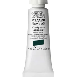 Winsor & Newton Farba gwasz Designers Gouache - - Viridian Hue, 14 ml