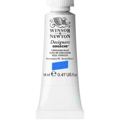 Winsor & Newton Farba gwasz Designers Gouache - - Cerulean Blue, 14 ml > Farby Gwasze I Tempery