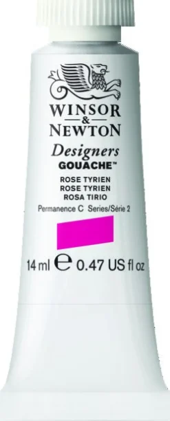 Winsor & Newton Farba gwasz Designers Gouache - - Rose Tyrien, 14 ml