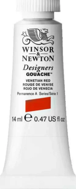 Winsor & Newton Farba gwasz Designers Gouache - - Venetian Red, 14 ml > Farby Gwasze I Tempery