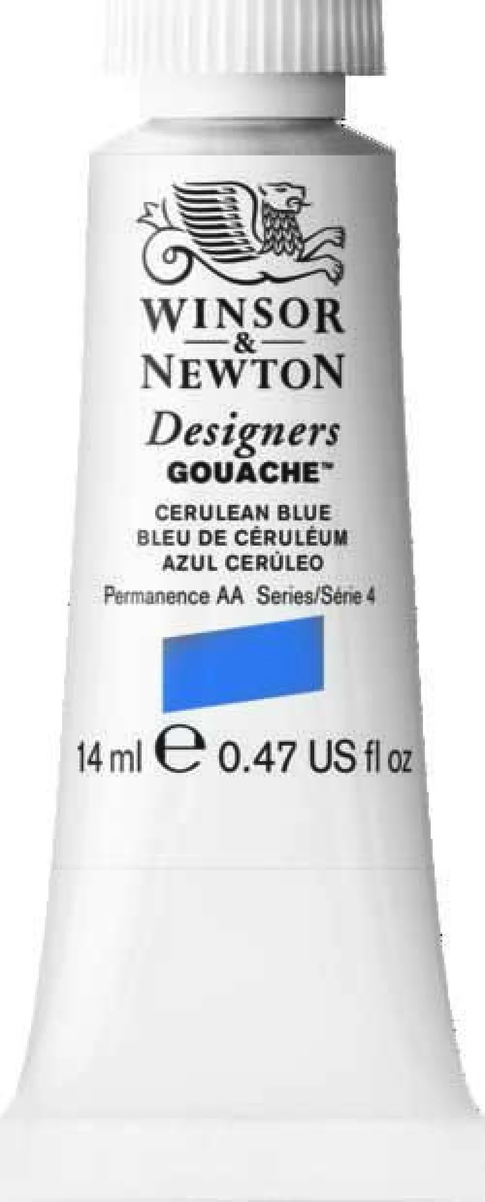 Winsor & Newton Farba gwasz Designers Gouache - - Cerulean Blue, 14 ml > Farby Gwasze I Tempery