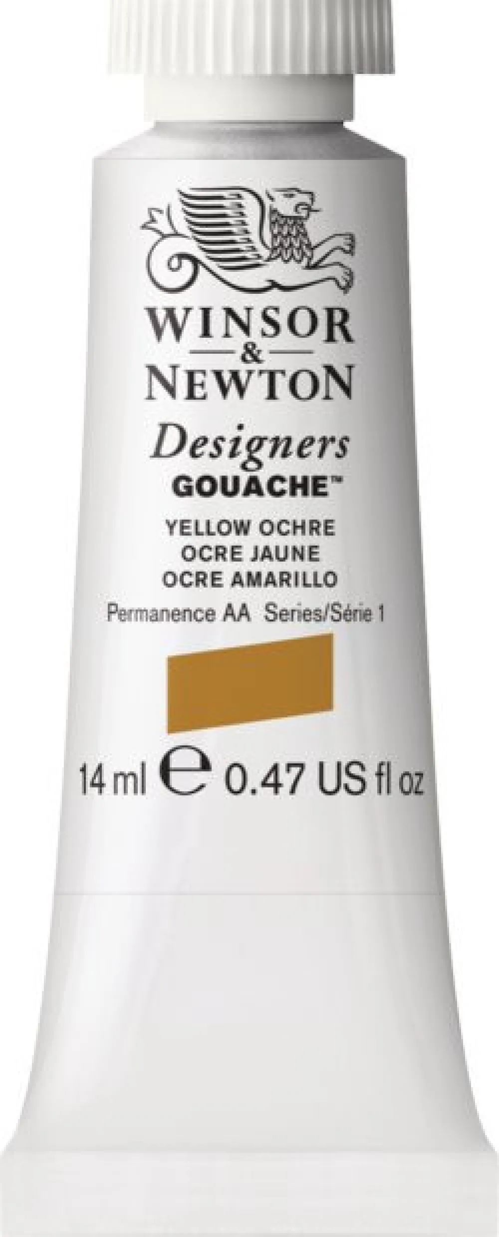 Winsor & Newton Farba gwasz Designers Gouache - - Yellow Ochre, 14 ml