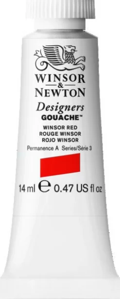 Winsor & Newton Farba gwasz Designers Gouache - - Winsor Green, 14 ml > Farby Gwasze I Tempery