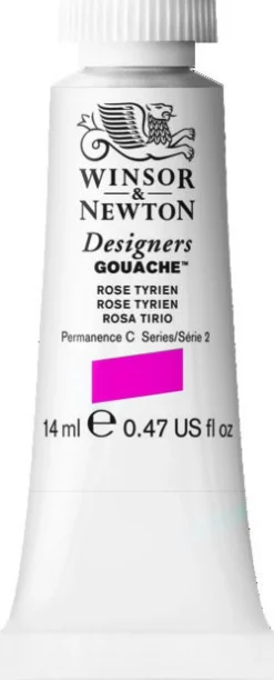 Winsor & Newton Farba gwasz Designers Gouache - - Red Ochre, 14 ml > Farby Gwasze I Tempery