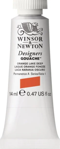 Winsor & Newton Farba gwasz Designers Gouache - - Orange Lake Deep, 14 ml