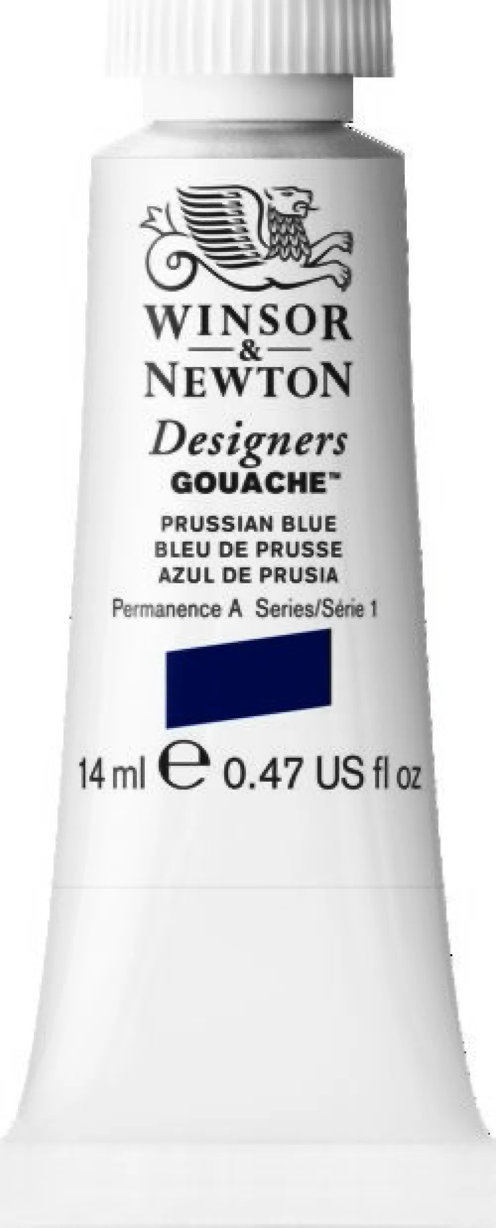 Winsor & Newton Farba gwasz Designers Gouache - - Prussian Blue, 14 ml