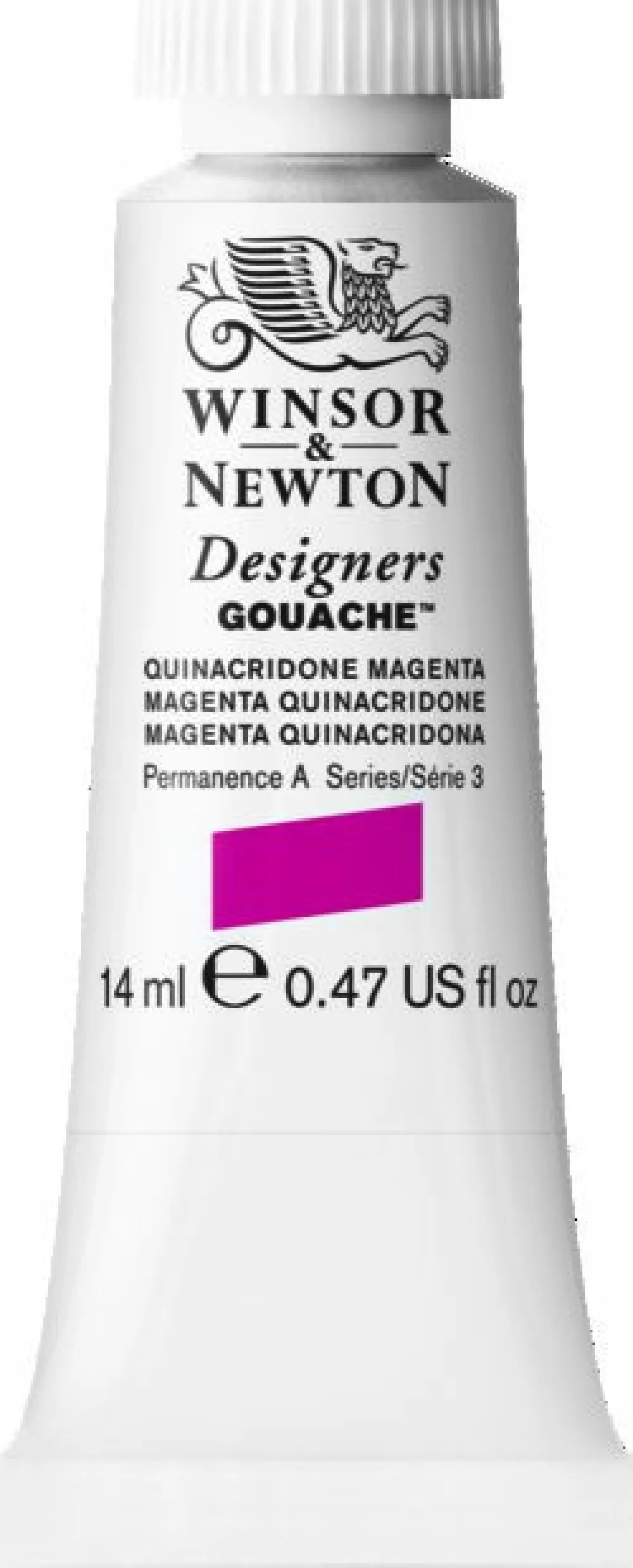 Winsor & Newton Farba gwasz Designers Gouache - - Magenta, 14 ml > Farby Gwasze I Tempery