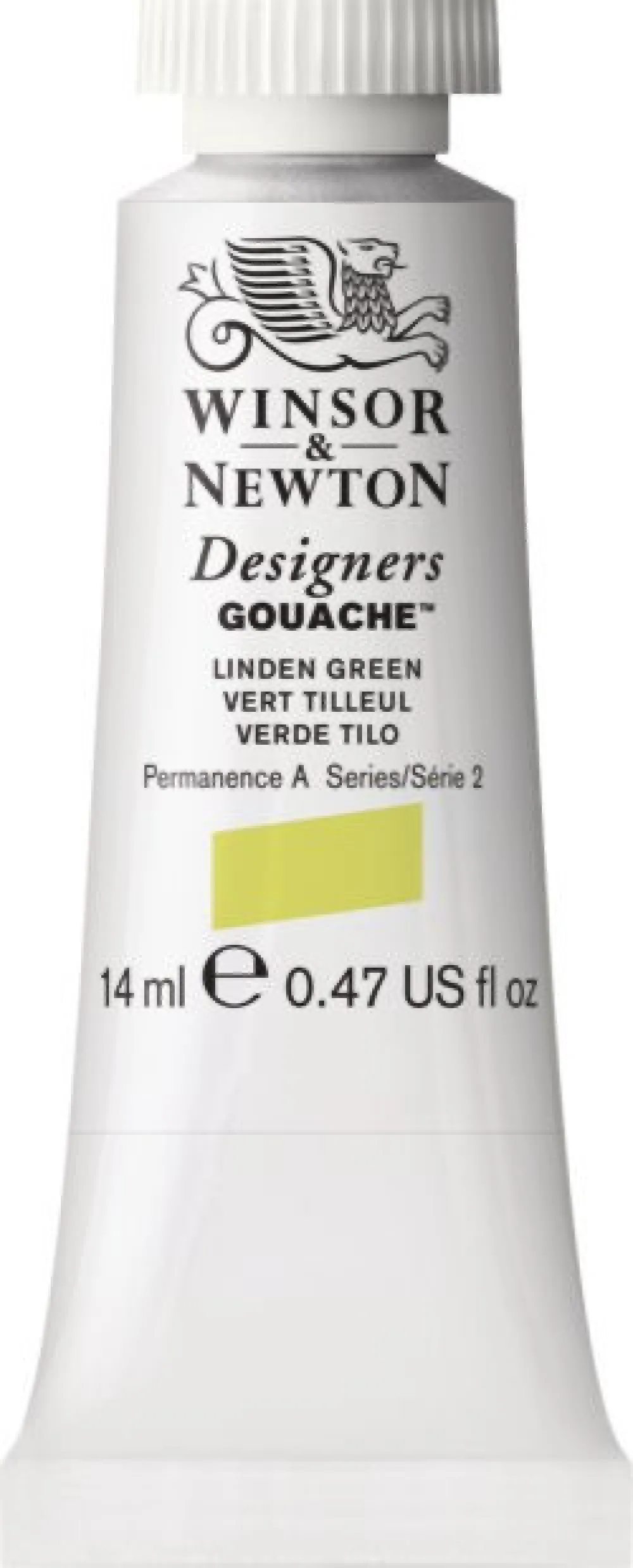 Winsor & Newton Farba gwasz Designers Gouache - - Linden Green, 14 ml