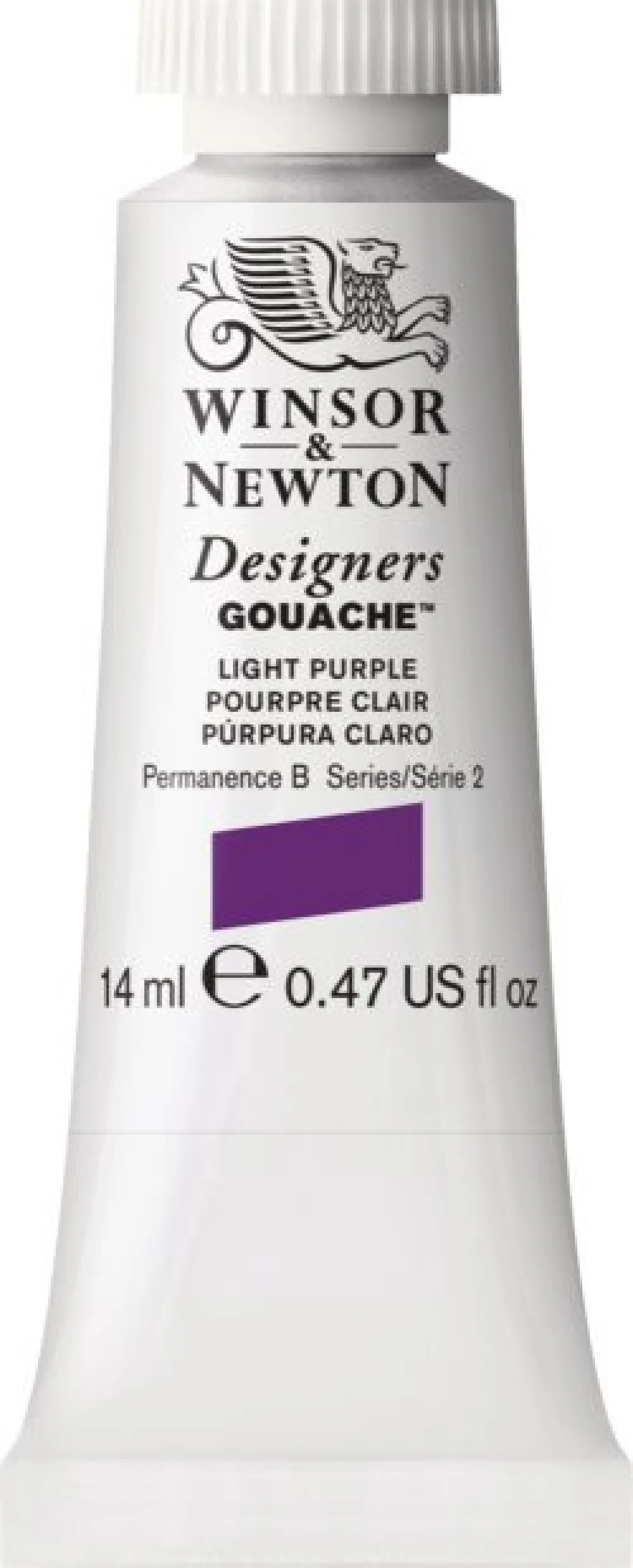 Winsor & Newton Farba gwasz Designers Gouache - - Light Purple, 14 ml