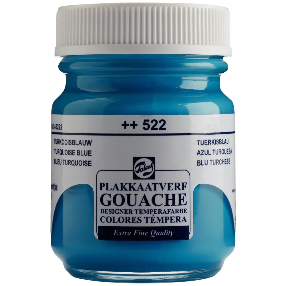 Talens Farba gwasz Gouache Extra Fine - - Turquoise Blue, 50 ml