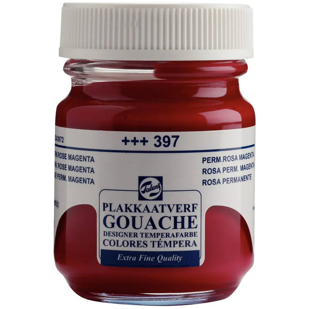 Talens Farba gwasz Gouache Extra Fine - - Permanent Rose Magenta, 50 ml