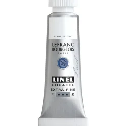 Lefranc & Bourgeois Farba gwasz Linel - - Super Hiding White 14 ml > Farby Gwasze I Tempery
