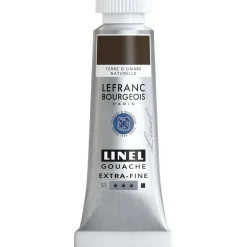 Lefranc & Bourgeois Farba gwasz Linel - - Raw Umber 14 ml