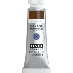 Lefranc & Bourgeois Farba gwasz Linel - - Burnt Umber 14 ml > Farby Gwasze I Tempery