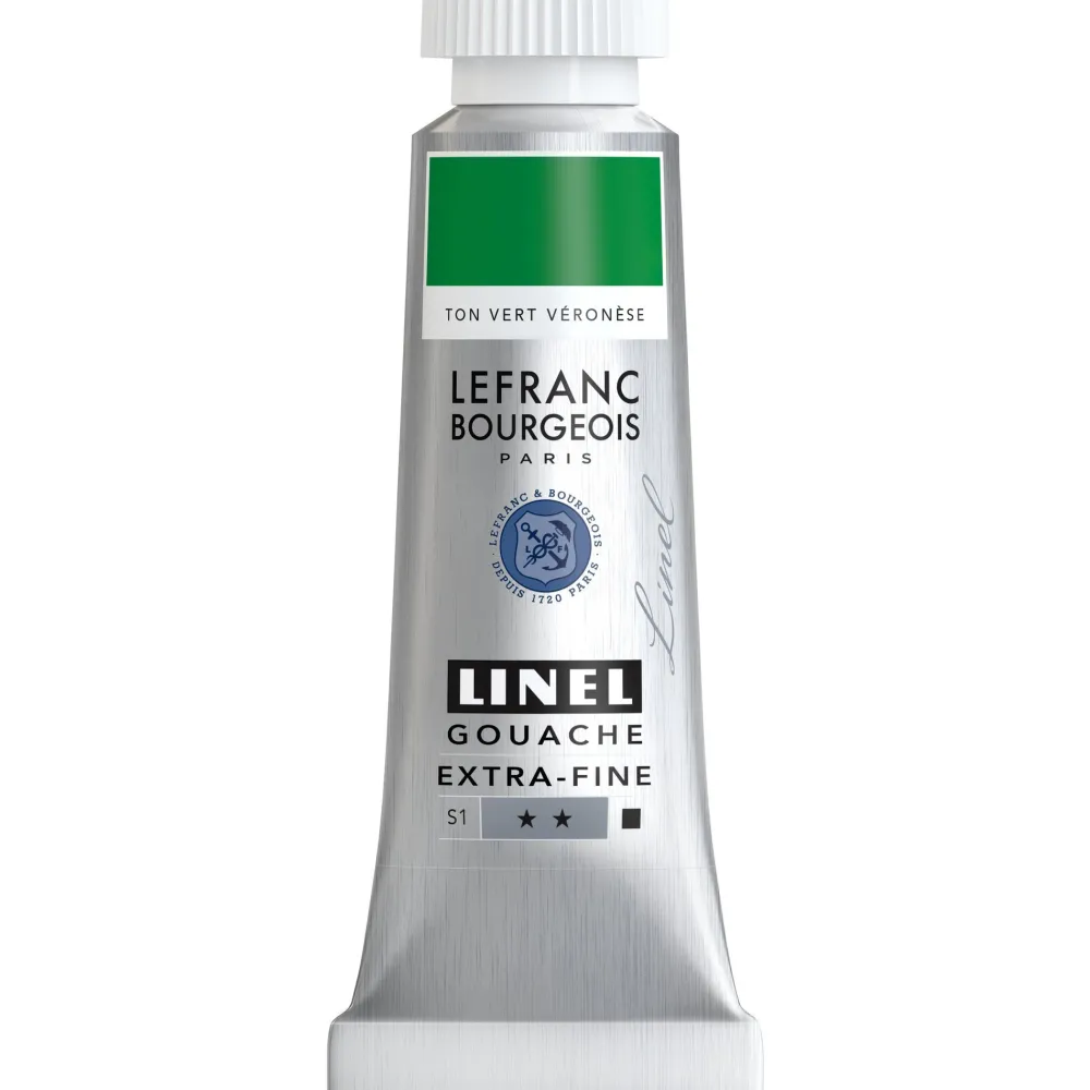 Lefranc & Bourgeois Farba gwasz Linel - - Veronese Green Hue 14 ml