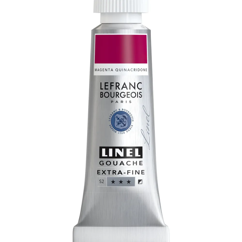 Lefranc & Bourgeois Farba gwasz Linel - - Quinacridone Magenta 14 ml