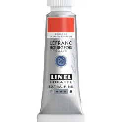 Lefranc & Bourgeois Farba gwasz Linel - - Cadmium Red Scarlet 14 ml > Farby Gwasze I Tempery