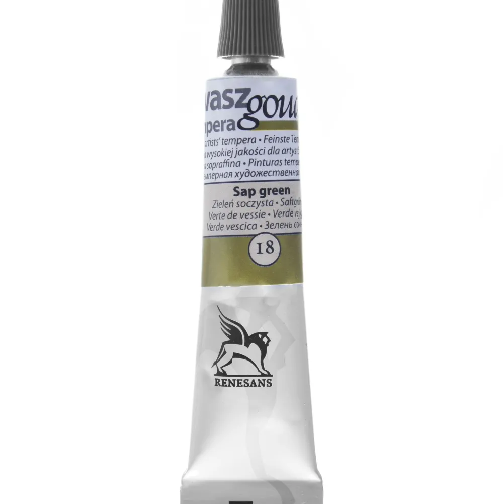 Renesans Farba gwasz - - 18, sap green, 20 ml > Farby Gwasze I Tempery