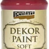 Pentart Farba kredowa - - kardynalska czerwień, 100 ml > Farby Kredowe