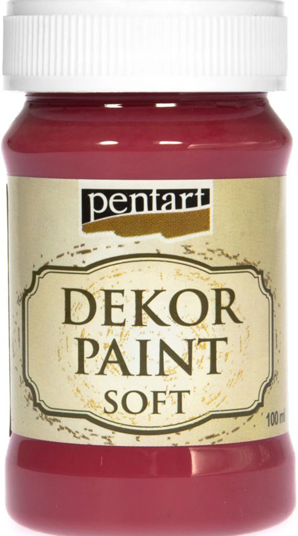 Pentart Farba kredowa - - kardynalska czerwień, 100 ml > Farby Kredowe