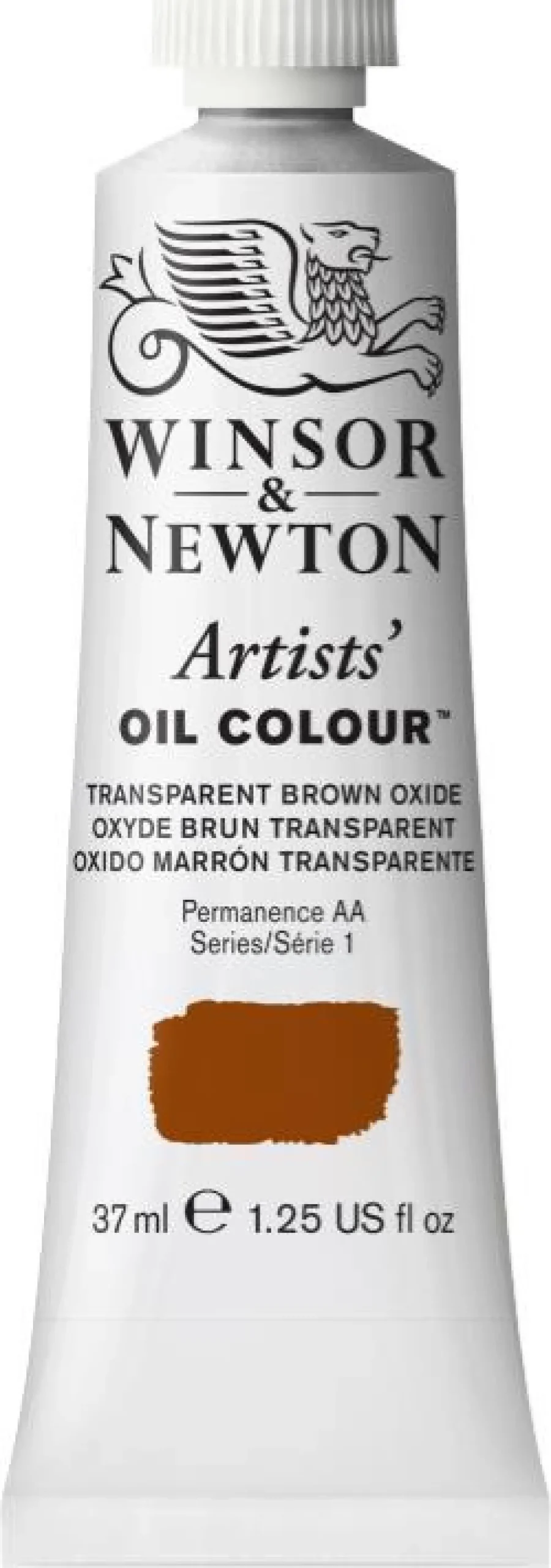 Winsor & Newton Farba olejna Artists' Oil Colour - - Transparent Brown Oxide, 37 ml