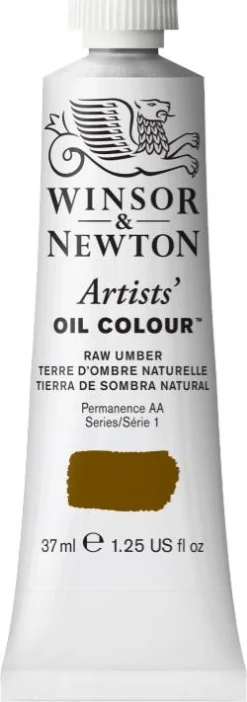 Winsor & Newton Farba olejna Artists' Oil Colour - - Raw Umber, 37 ml